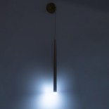 GLOBOSTAR® TEARS 61316 Μοντέρνο Φωτιστικό Τοίχου - Απλίκα LED 3W 300lm 180° AC 220-240V IP20 Ρυθμιζόμενο Λευκό CCT με On/Off 2700K/4500K/6000K - Lumileds SMD Chip - Χρυσό Βούρτσας - Μ3.2 x Π3.2 x Υ51.5cm - 3 Χρόνια Εγγύηση
