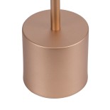 GloboStar® JOJO 76522 Επαναφορτιζόμενο Επιτραπέζιο Φωτιστικό Πορτατίφ LED 1.5W 105lm 120° DC 5V IP44 CCT Ultra Θερμό 1500K - Φυσικό Λευκό 4500K - Ψυχρό Λευκό 6000K Dimmable Χάλκινο Αλουμίνιο - Μ8 x Π8 x Υ34cm - 2 Χρόνια Εγγύηση