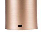 GloboStar® JOJO 76522 Επαναφορτιζόμενο Επιτραπέζιο Φωτιστικό Πορτατίφ LED 1.5W 105lm 120° DC 5V IP44 CCT Ultra Θερμό 1500K - Φυσικό Λευκό 4500K - Ψυχρό Λευκό 6000K Dimmable Χάλκινο Αλουμίνιο - Μ8 x Π8 x Υ34cm - 2 Χρόνια Εγγύηση