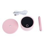 GloboStar® 86007 Rechargeable Table Camera WiFi HD 1080P 160° 1500mAh Two Way Audio Motion Detection & Digital Clock - Επαναφορτιζόμενη Επιτραπέζια Κάμερα WiFi HD 1080P 160° 1500mAh Διπλή Κατέυθυνση Ομιλίας Ανιχνευτή Κίνησης & Ψηφιακό Ρολόι - Ροζ