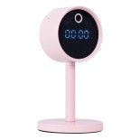 GloboStar® 86007 Rechargeable Table Camera WiFi HD 1080P 160° 1500mAh Two Way Audio Motion Detection & Digital Clock - Επαναφορτιζόμενη Επιτραπέζια Κάμερα WiFi HD 1080P 160° 1500mAh Διπλή Κατέυθυνση Ομιλίας Ανιχνευτή Κίνησης & Ψηφιακό Ρολόι - Ροζ