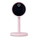 GloboStar® 86007 Rechargeable Table Camera WiFi HD 1080P 160° 1500mAh Two Way Audio Motion Detection & Digital Clock - Επαναφορτιζόμενη Επιτραπέζια Κάμερα WiFi HD 1080P 160° 1500mAh Διπλή Κατέυθυνση Ομιλίας Ανιχνευτή Κίνησης & Ψηφιακό Ρολόι - Ροζ