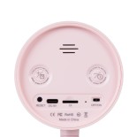 GloboStar® 86007 Rechargeable Table Camera WiFi HD 1080P 160° 1500mAh Two Way Audio Motion Detection & Digital Clock - Επαναφορτιζόμενη Επιτραπέζια Κάμερα WiFi HD 1080P 160° 1500mAh Διπλή Κατέυθυνση Ομιλίας Ανιχνευτή Κίνησης & Ψηφιακό Ρολόι - Ροζ