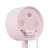GloboStar® 86007 Rechargeable Table Camera WiFi HD 1080P 160° 1500mAh Two Way Audio Motion Detection & Digital Clock - Επαναφορτιζόμενη Επιτραπέζια Κάμερα WiFi HD 1080P 160° 1500mAh Διπλή Κατέυθυνση Ομιλίας Ανιχνευτή Κίνησης & Ψηφιακό Ρολόι - Ροζ