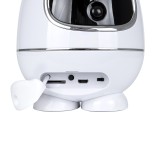 GloboStar® 86008 Rechargeable Table Camera WiFi HD 1080P 3MP 350° 5200mAh Two Way Audio & Motion Detection - Επαναφορτιζόμενη Επιτραπέζια Κάμερα WiFi HD 1080P 350° 5200mAh Διπλή Κατέυθυνση Ομιλίας με Ανιχνευτή Κίνησης - Λευκό