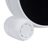 GloboStar® 86015 Rechargeable Table Camera 2MP WiFi HD 1080P 120° 5000mAh Two Way Audio Motion Detection & Digital Clock - Επαναφορτιζόμενη Επιτραπέζια Κάμερα 2MP WiFi HD 1080P 120° 5000mAh Διπλή Κατέυθυνση Ομιλίας Ανιχνευτή Κίνησης Ψηφιακό Ρολόι - Λευκό