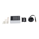 GloboStar® 86017 Ψηφιακή Έξυπνη Camera Εξώπορτας 90° Μοιρών με Έγχρωμη Οθόνη 2.8