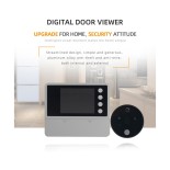 GloboStar® 86017 Ψηφιακή Έξυπνη Camera Εξώπορτας 90° Μοιρών με Έγχρωμη Οθόνη 2.8