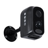 GloboStar® 86026 Επαναφορτιζόμενη Επιτραπέζια/Τοίχου IP Camera 1080P WiFi 90° Μοιρών - 6200mAh - Νυχτερινή Όραση με LED IR - Διπλή Κατέυθυνση Ομιλίας - Ανιχνευτή Κίνησης - Νυχτερινή Λήψη - Θέση SD Κάρτας Max 128GB - 25 Μέρες Stand By