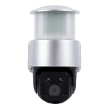 GloboStar® 86046 Αυτόνομος Ηλιακός Προβολέας LED SMD 24W 1200lm Camera 1080P 2MP WiFi 150° Μπαταρία 3200mAh Φωτοβολταϊκό Πάνελ Αισθητήρα Ημέρας-Νύχτας & Ρύθμιση Χρόνου Διπλή Κατέυθυνση Ομιλίας Αδιάβροχος IP66 Ψυχρό Λευκό 6000K - Ασημί