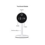 GloboStar® 86007 Rechargeable Table Camera WiFi HD 1080P 160° 1500mAh Two Way Audio Motion Detection & Digital Clock - Επαναφορτιζόμενη Επιτραπέζια Κάμερα WiFi HD 1080P 160° 1500mAh Διπλή Κατέυθυνση Ομιλίας Ανιχνευτή Κίνησης & Ψηφιακό Ρολόι - Ροζ