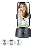GloboStar® 86005 Following Face Auto Tracking Live Steaming Mobile Stand - Βάση Κινητού με Ανιχνευτή Κίνησης & Βάση για Τρίποδο - Μαύρο