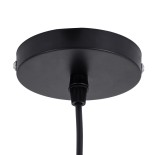 GloboStar® BORA-BORA 01736 Boho Κρεμαστό Φωτιστικό Καμπάνα Μονόφωτο 1 x E27 IP20 Καφέ Ξύλο - Μ42 x Π42 x Y44cm