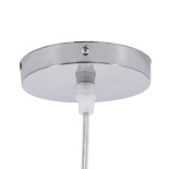 GloboStar® CUBA 01769 Boho Κρεμαστό Φωτιστικό Καμπάνα Μονόφωτο 1 x E27 IP20 Μπεζ Ξύλο - Μ100 x Π100 x Υ55cm