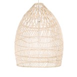 GLOBOSTAR® MALIBU 01810 Boho Κρεμαστό Φωτιστικό Οροφής με Ντουί 1 x E27 AC 220-240V IP20 - Μπεζ - Μ57 x Π57 x Υ75cm