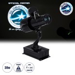 GloboStar® PROJECTOR 51176 LED Προτζέκτορας Διαφημιστικού Λογότυπου GloboStar Official Partner Εσωτερικού Χώρου - 30W AC 220-240V IP20 - Μ22.5 x Π8 x Υ28.5cm - 2 Χρόνια Εγγύηση