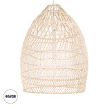 GLOBOSTAR® MALIBU 01810 Boho Κρεμαστό Φωτιστικό Οροφής με Ντουί 1 x E27 AC 220-240V IP20 - Μπεζ - Μ57 x Π57 x Υ75cm