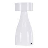 GloboStar® DOLLY 76466 Επιτραπέζιο Φωτιστικό Πορτατίφ LED 1.5W 105lm 120° DC 5V IP44 CCT Θερμό Λευκό 2700K - Φυσικό Λευκό 4500K - Ψυχρό Λευκό 6000K Dimmable Λευκό Πλαστικό - Μ9 x Π9 x Υ21cm - 2 Xρόνια Εγγύηση