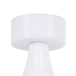 GloboStar® DOLLY 76466 Επιτραπέζιο Φωτιστικό Πορτατίφ LED 1.5W 105lm 120° DC 5V IP44 CCT Θερμό Λευκό 2700K - Φυσικό Λευκό 4500K - Ψυχρό Λευκό 6000K Dimmable Λευκό Πλαστικό - Μ9 x Π9 x Υ21cm - 2 Xρόνια Εγγύηση