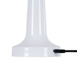 GloboStar® NANNA 76471 Επαναφορτιζόμενο Επιτραπέζιο Φωτιστικό Πορτατίφ LED 1.5W 105lm 120° DC 5V IP44 CCT Ultra Θερμό 1500K - Φυσικό Λευκό 4500K - Ψυχρό Λευκό 6000K Dimmable Λευκό Πλαστικό - Μ9 x Π9 x Υ21cm - 2 Χρόνια Εγγύηση
