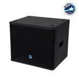 GloboStar® FDB ES110SA 98006 Facilities Speaker - Ενεργό Αυτοενισχυόμενο Ηχείο Subwoofer Εγκαταστάσεων Επιδαπέδιο με Ψηφιακό Ενισχυτή BA1.3 AC 220V/50-60Hz - 300W RMS (600W Peak) - 1 x 10