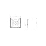 GloboStar® FDB LT215T 98010 Facilities Speaker - Παθητικό Ηχείο Εγκαταστάσεων Επιτοίχιο με Μετασχηματιστή 100V & 8Ω - 400W RMS (1600W Peak) - 1 x 15