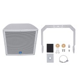 GloboStar® FDB LT215T 98010 Facilities Speaker - Παθητικό Ηχείο Εγκαταστάσεων Επιτοίχιο με Μετασχηματιστή 100V & 8Ω - 400W RMS (1600W Peak) - 1 x 15