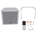 GloboStar® FDB LT115BT 98011 Facilities Speaker - Παθητικό Ηχείο Subwoofer Εγκαταστάσεων Επιτοίχιο με Μετασχηματιστή 100V & 8Ω - 400W RMS (1600W Peak) - 1 x 15