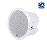 GloboStar® FDB C600T 98012 Facilities Speaker - Παθητικό Ηχείο Εγκαταστάσεων Χωνευτό Οροφής με Μετασχηματιστή 100V & 8Ω - 40W RMS (80W Peak) - 1 x 6