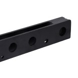 GloboStar® FDB DLA208-RF+CP 98019 Hanging Line Array Speaker Base - Βάση Ηχείου με Κρεμαστικό Σύστημα για Line Array DLA208 & DLA118BAS - Ρυθμιζόμενες Μοίρες & Fast Clips System - Μαύρο - Μ56.2 x Π73.3 x Υ7.8cm