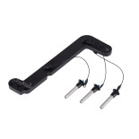 GloboStar® FDB DLA208-RF+CP 98019 Hanging Line Array Speaker Base - Βάση Ηχείου με Κρεμαστικό Σύστημα για Line Array DLA208 & DLA118BAS - Ρυθμιζόμενες Μοίρες & Fast Clips System - Μαύρο - Μ56.2 x Π73.3 x Υ7.8cm