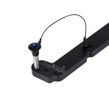 GloboStar® FDB DLA208-RF+CP 98019 Hanging Line Array Speaker Base - Βάση Ηχείου με Κρεμαστικό Σύστημα για Line Array DLA208 & DLA118BAS - Ρυθμιζόμενες Μοίρες & Fast Clips System - Μαύρο - Μ56.2 x Π73.3 x Υ7.8cm