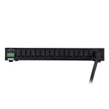 GloboStar® FDB PSC-1082 98022 Power Sequence Controller - Επαγγελματικός Ελεγκτής Ακολουθίας Ισχύος Power Management SMT Technology - USB Charger - RS232 Control Interface/RS485 Cascade - AC 85~265V/40-60Hz 60Α - IP20 - Ασημί - Μ48.3 x Π28 x Υ5.5cm