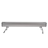 GloboStar® WASHER-AION 90103 Μπάρα Φωτισμού Wall Washer Special Water Effect - Ειδικού Εφέ Νερού LED 60W 3600lm 30° DC 24V Αδιάβροχο IP68 L100.5 x W8.2 x H9.1cm RGBW DMX512 - Ασημί - 3 Years Warranty