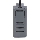 GloboStar® WINDOW-CORNA 90114 Αρχιτεκτονικό Γωνιακό Φωτιστικό Ανάδειξης Παραθύρων Window Light LED 6W 540lm 3x172° DC 24V Αδιάβροχο IP65 Μ12 x Π4 x Υ12cm Θερμό Λευκό 2700K - Γκρι Ανθρακί - 3 Χρόνια Εγγύηση