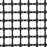 GloboStar® 90142 Digital Pixel Addressable Facade Soft Net Panel - Ψηφιακό Εύκαμπτο Δίχτυ Πάνελ Πρόσοψης Κτιρίων LED SMD 3535 192W/m2 256LED/m2 256PIXEL/m2 SPI/TTL Protocol IC UCS512B 11520lm/m2 120° DC 12V IP67 RGB - Μαύρο Σώμα - Μ100 x Π100 x Υ1.7cm