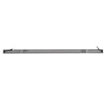 GloboStar® WASHER-FAIA 90186 Μπάρα Φωτισμού Wall Washer με Αντιθαμβωτική Γρίλια LED 24W 2040lm 15° DC 24V Αδιάβροχο IP65 L100 x W4 x H5.5cm Θερμό Λευκό 2700K - Ασημί - 3 Years Warranty