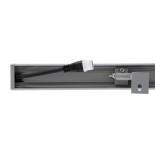 GLOBOSTAR® WASHERFAIA 90187 Μπάρα Φωτισμού Wall Washer με Αντιθαμβωτική Γρίλια LED 24W 2760lm 15° DC 24V Αδιάβροχο IP65 Φυσικό Λευκό 4500K Dimmable - Bridgelux SMD Chip - Γκρί Ανθρακί - Μ100 x Π4 x Υ5.5cm - 3 Χρόνια Εγγύηση