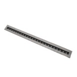 GLOBOSTAR® UNDERGROUND-REMVI 90194 Χωνευτή Μπάρα Φωτισμού Wall Washer LED 24W 2160lm 10° DC 24V Αδιάβροχο IP68 Θερμό Λευκό 2700K Dimmable - Ανοξείδωτο Ατσάλι 304 - Μ100 x Π9 x Υ7.2cm / Q98.2 x 7.6cm - 3 Χρόνια Εγγύηση