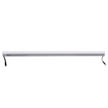 GloboStar® DIGI-BAR 90214 Ψηφιακή Μπάρα Φωτισμού Wall Washer Digital Pixel Facade Tuber Bar LED 12W 720lm 180° DC 24V Αδιάβροχο IP65 L100 x W3 x H4.5cm RGB DMX512 - Ασημί με Οπάλ Λευκό Κάλυμμα - 3 Years Warranty