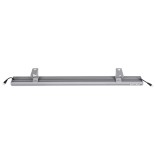 GloboStar® WASHER-GAIA 90215 Μπάρα Φωτισμού Wall Washer LED 144W 12960lm 10° DC 24V Αδιάβροχο IP67 L100 x W7.3 x H4.3cm Θερμό Λευκό 2700K - Ασημί - 3 Years Warranty
