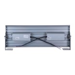 GloboStar® FLOOD-TENA 90221 Προβολέας Wall Washer για Φωτισμό Κτιρίων LED 72W 6480lm 10° DC 24V Αδιάβροχο IP65 L46.5 x W7 x H16.5cm Θερμό Λευκό 2700K - Ασημί - 3 Years Warranty