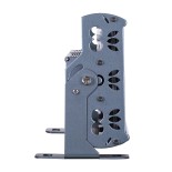 GloboStar® FLOOD-TENA 90221 Προβολέας Wall Washer για Φωτισμό Κτιρίων LED 72W 6480lm 10° DC 24V Αδιάβροχο IP65 L46.5 x W7 x H16.5cm Θερμό Λευκό 2700K - Ασημί - 3 Years Warranty