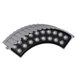 GLOBOSTAR® TREELIGHT-JINA 90697 Κυρτή Μπάρα Φωτισμού Wall Washer για Φυτά - Δέντρα LED 18W 1530lm 10° DC 24V Αδιάβροχο IP67 Πορτοκαλί 2200K Dimmable - Γκρι Ανθρακί - Μ29 x Π11 x Υ10.5cm - 3 Χρόνια Εγγύηση