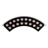 GLOBOSTAR® TREELIGHT-JINA 90697 Κυρτή Μπάρα Φωτισμού Wall Washer για Φυτά - Δέντρα LED 18W 1530lm 10° DC 24V Αδιάβροχο IP67 Πορτοκαλί 2200K Dimmable - Γκρι Ανθρακί - Μ29 x Π11 x Υ10.5cm - 3 Χρόνια Εγγύηση