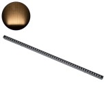 GloboStar® DIGI-BAR 90211 Ψηφιακή Μπάρα Φωτισμού Wall Washer Digital Pixel Facade Tuber Bar LED 12W 840lm 45° DC 24V Αδιάβροχο IP65 Θερμό Λευκό 2700K DMX512 Dimmable - Γκρι Ανθρακί - Μ100 x Π3.5 x Υ3.2cm - 3 Χρόνια Εγγύηση