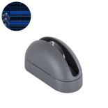 GLOBOSTAR® WINDOW-CURBA 90111 Αρχιτεκτονικό Φωτιστικό Ανάδειξης Παραθύρων Window Light LED 6W 480lm 3x262° DC 24V Αδιάβροχο IP65 Μπλε Dimmable - Γκρι Ανθρακί - Μ12 x Π5.3 x Υ6.5cm - 3 Χρόνια Εγγύηση