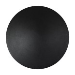 GLOBOSTAR® HELIO-R 60661 Μοντέρνο Φωτιστικό Τοίχου - Απλίκα LED 12W 1380lm 120° AC 220-240V Αδιάβροχο IP65 Θερμό Λευκό 2700K - Lumileds SMD Chip & TÜV SÜD Driver - Μαύρο Ματ - Μ26 x Π26 x Υ5cm - 5 Χρόνια Εγγύηση