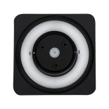 GloboStar® HELIO-S 60662 Φωτιστικό Τοίχου - Απλίκα Αρχιτεκτονικού Φωτισμού Εσωτερικού/Εξωτερικού Χώρου LED 7W 805lm 120° x 360° AC 220-240V Αδιάβροχο IP65 Μ16 x Π5 x Υ16cm - Θερμό Λευκό 2700K - Μαύρο - Τετράγωνο - Bridgelux Chip - 3 Years Warranty