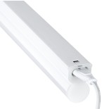 GloboStar® TUBO 60785 Γραμμικό Φωτιστικό Οροφής Linear LED Τύπου T5 Επεκτεινόμενο 5.5W 539lm 180° AC 220-240V IP20 Πάγκου Κουζίνας με Διακόπτη On/Off Μ30 x Π2.2 x Υ3.5cm Φυσικό Λευκό 4500K - Λευκό - 3 Years Warranty